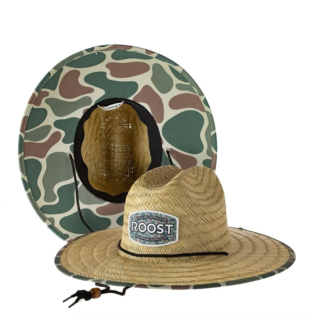 Woven Patch Straw Hat