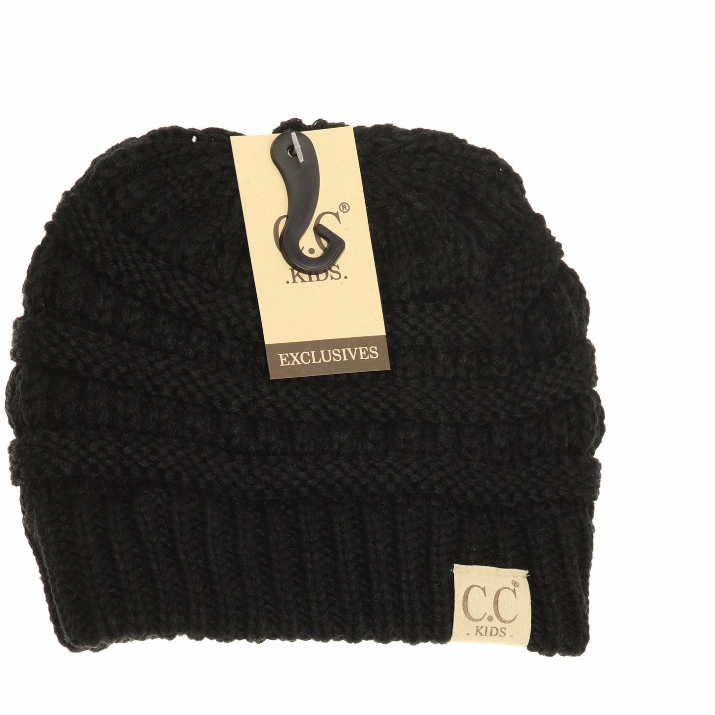 Kids Solid Knit Beanie