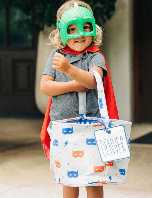Superhero Halloween Basket