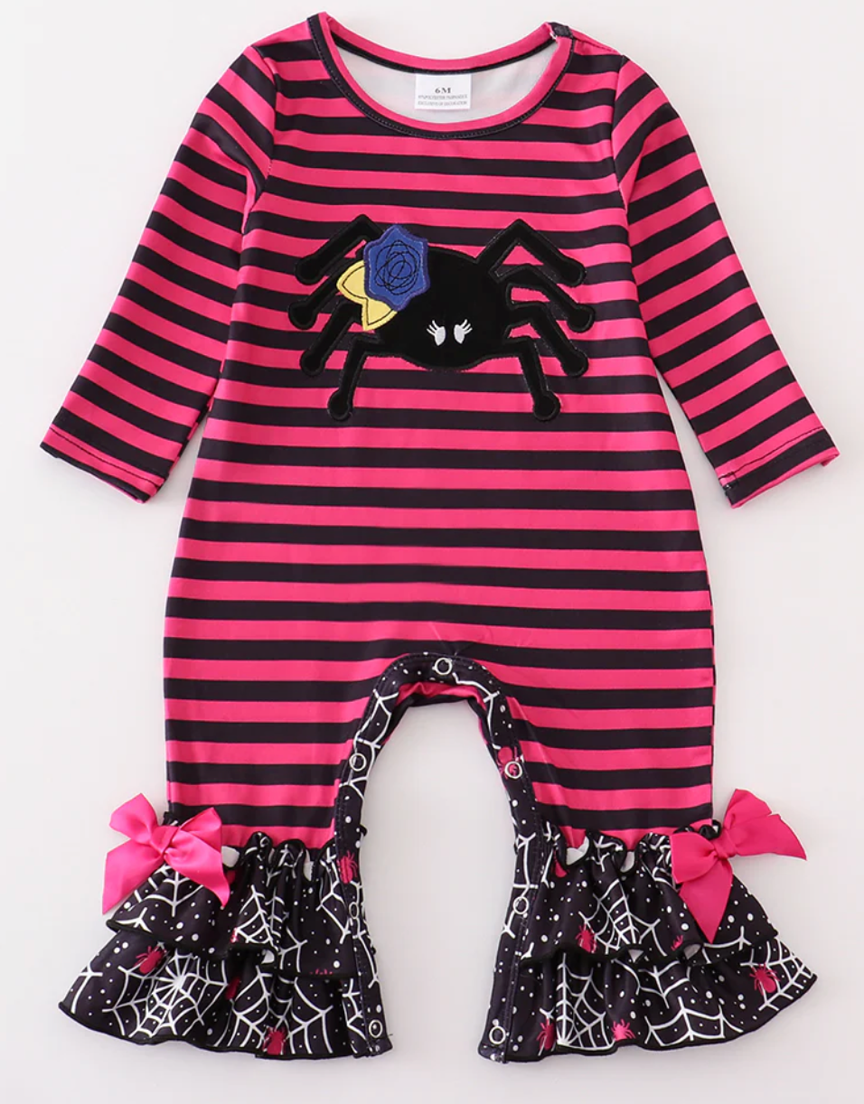 Stripe Spider Romper