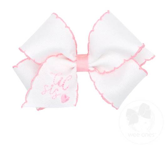 Embroidered Hair Bows