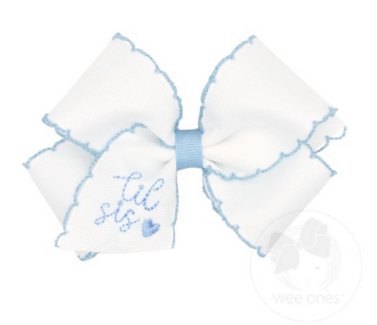 Embroidered Hair Bows