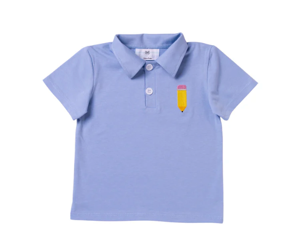 Blue Pencil Polo