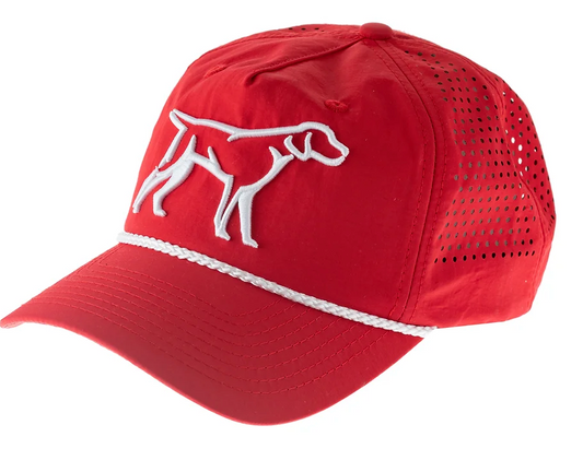 Red Golf Hat