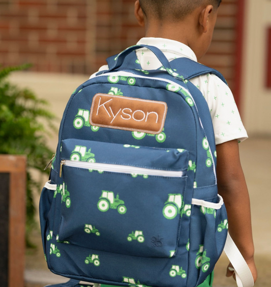 Navy Tractors Backpack
