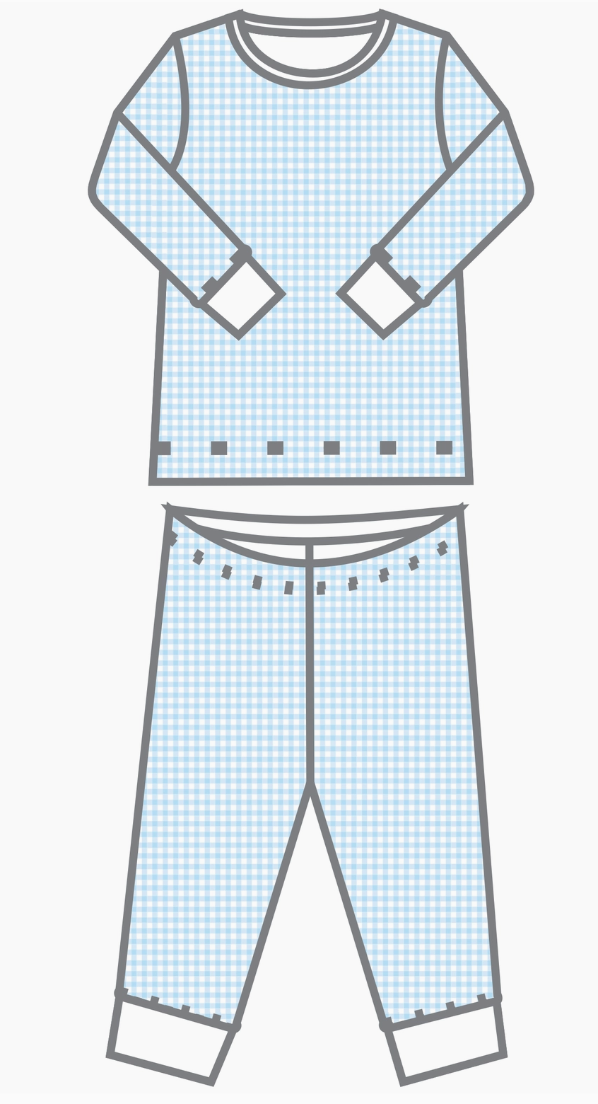 MIni Checks Pajamas