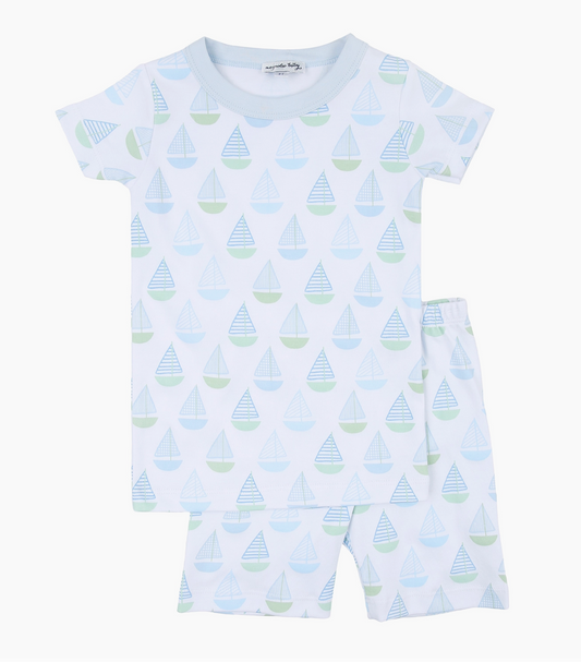 Short Sweet Sailing Pajamas