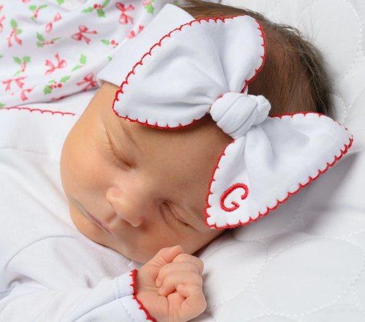 White/Red Basics Headband