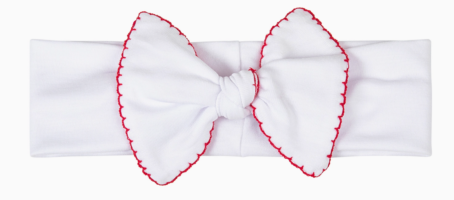 White/Red Basics Headband