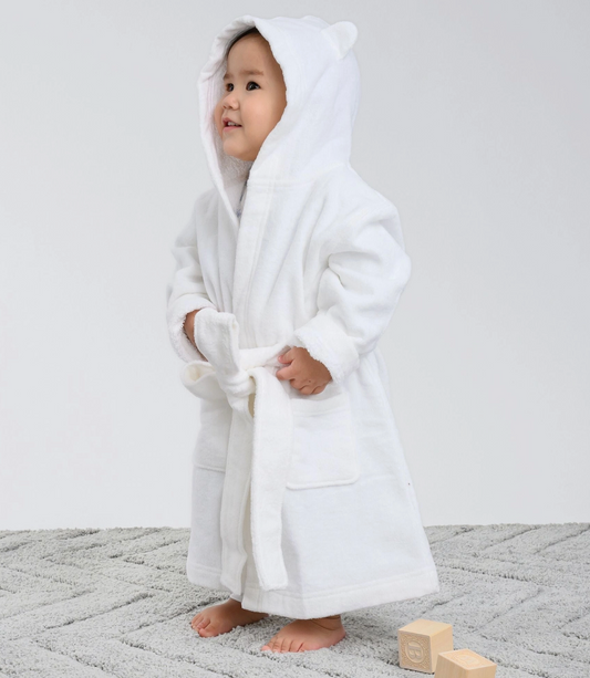 Essentials White Bathrobe