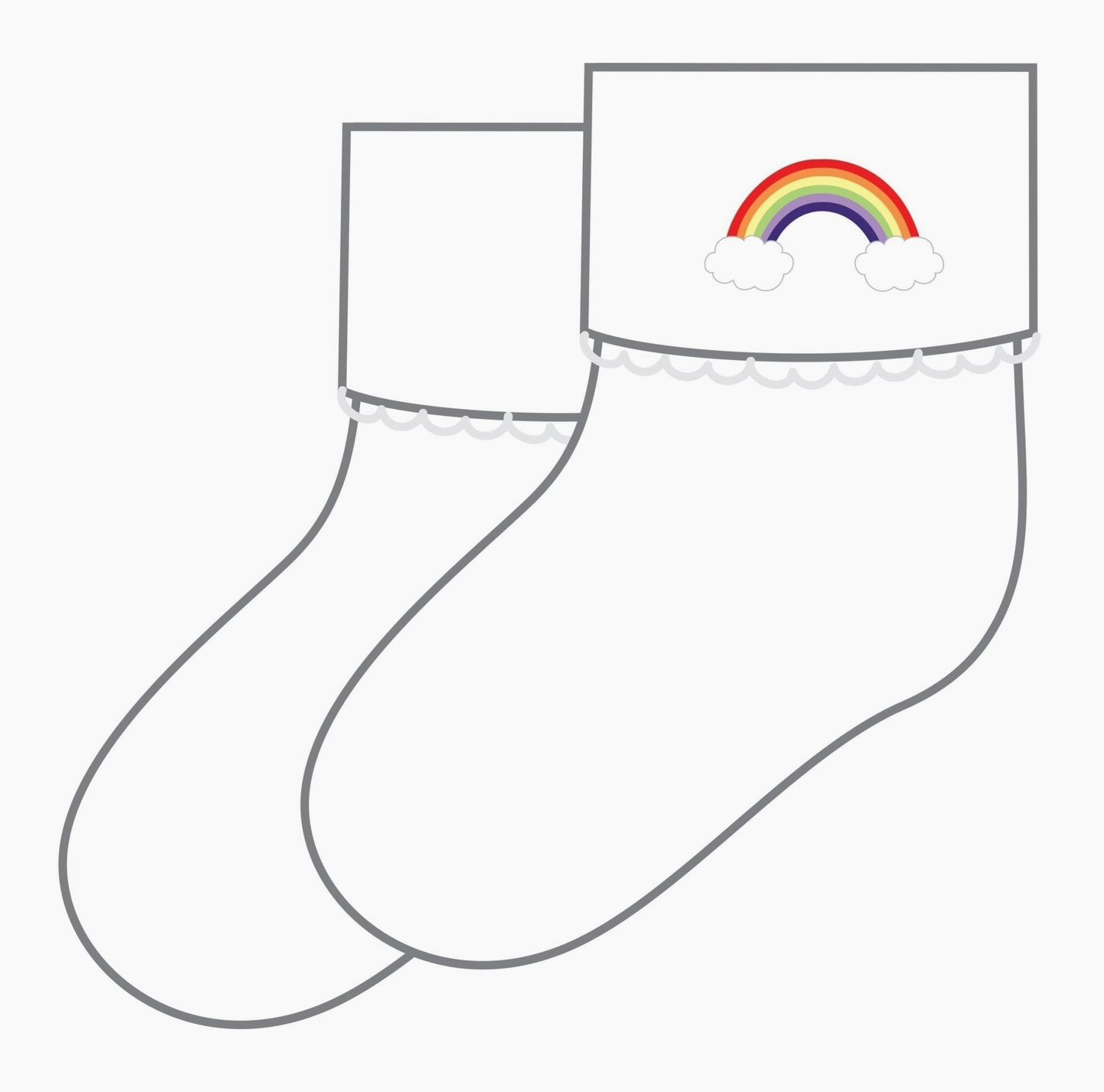 Our Rainbow Baby Socks