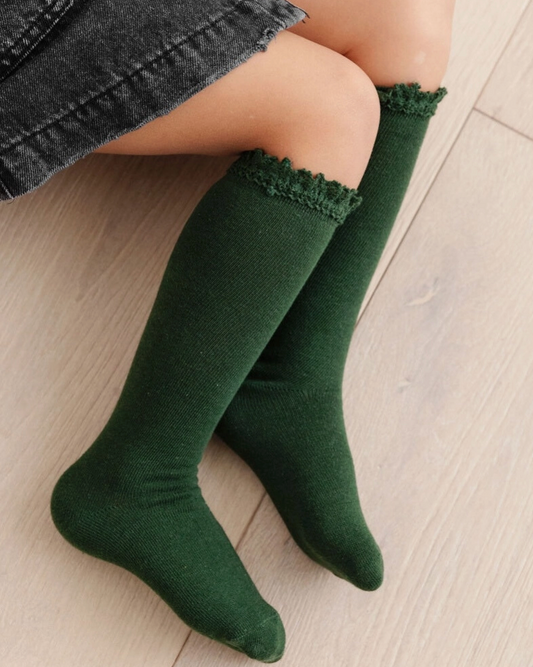 Forest Lace Knee Socks