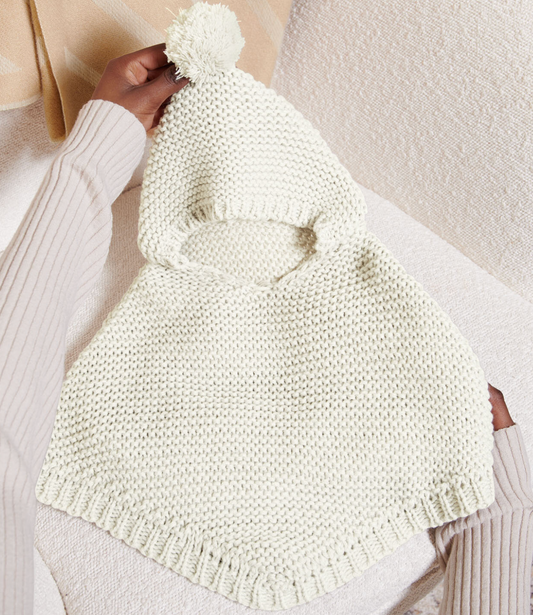 Knitted Baby Poncho