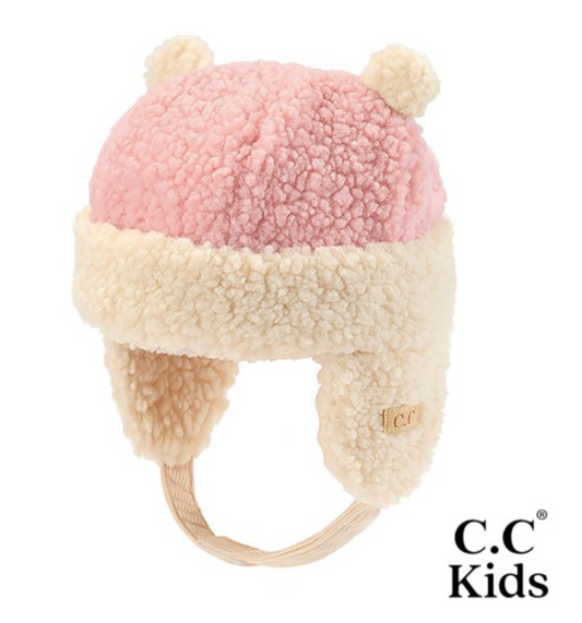 Kids Sherpa Beanie with Earflaps