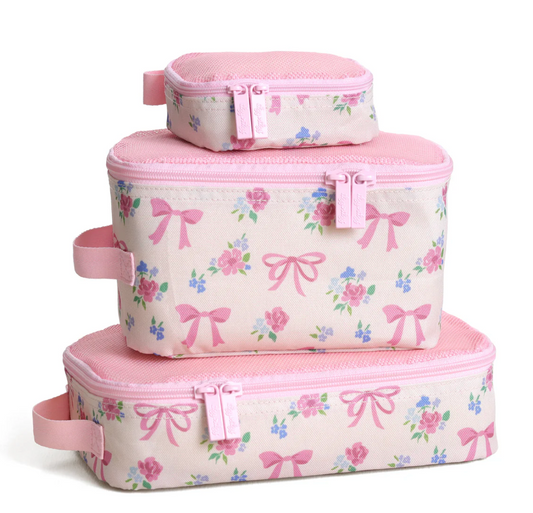 Ribbons + Roses Packing Cubes