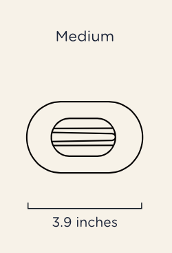 Medium Flat Round Hair Clip