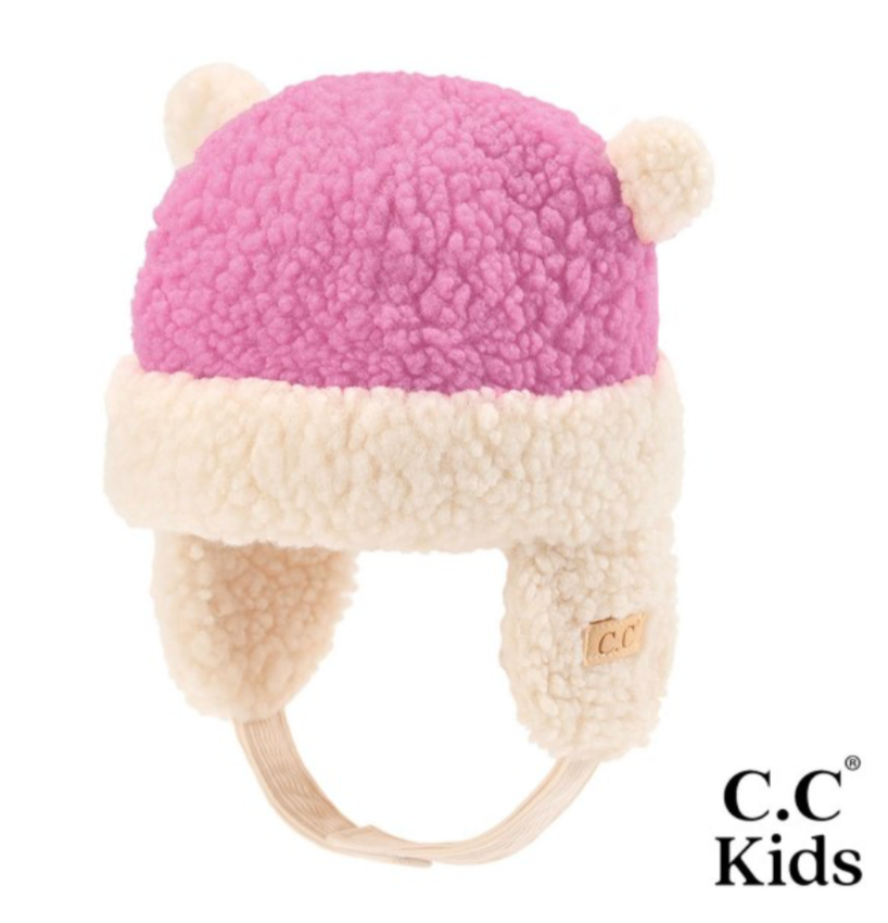 Kids Sherpa Beanie with Earflaps