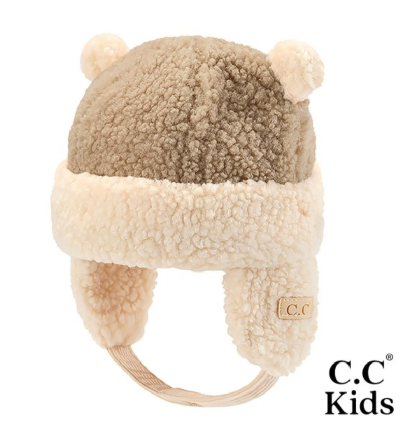 Kids Sherpa Beanie with Earflaps