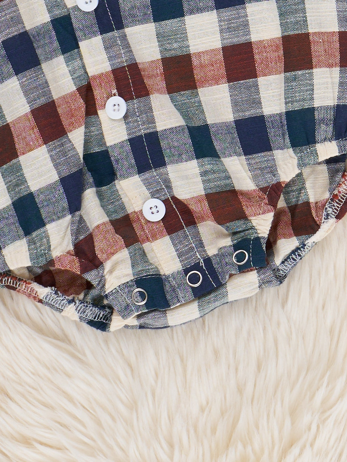 Fall Plaid Ruffle Bubble