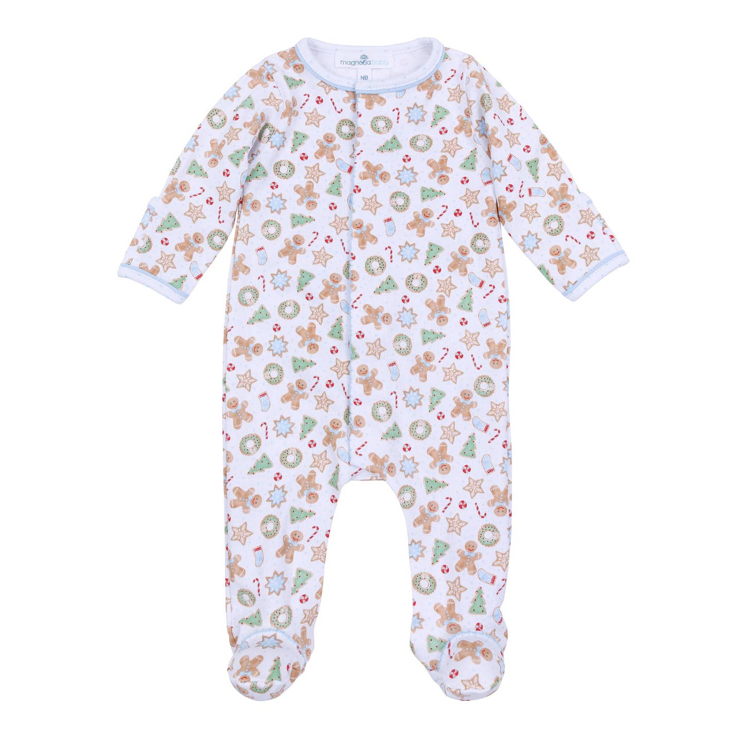 Blue Frosted Wonderland Footie