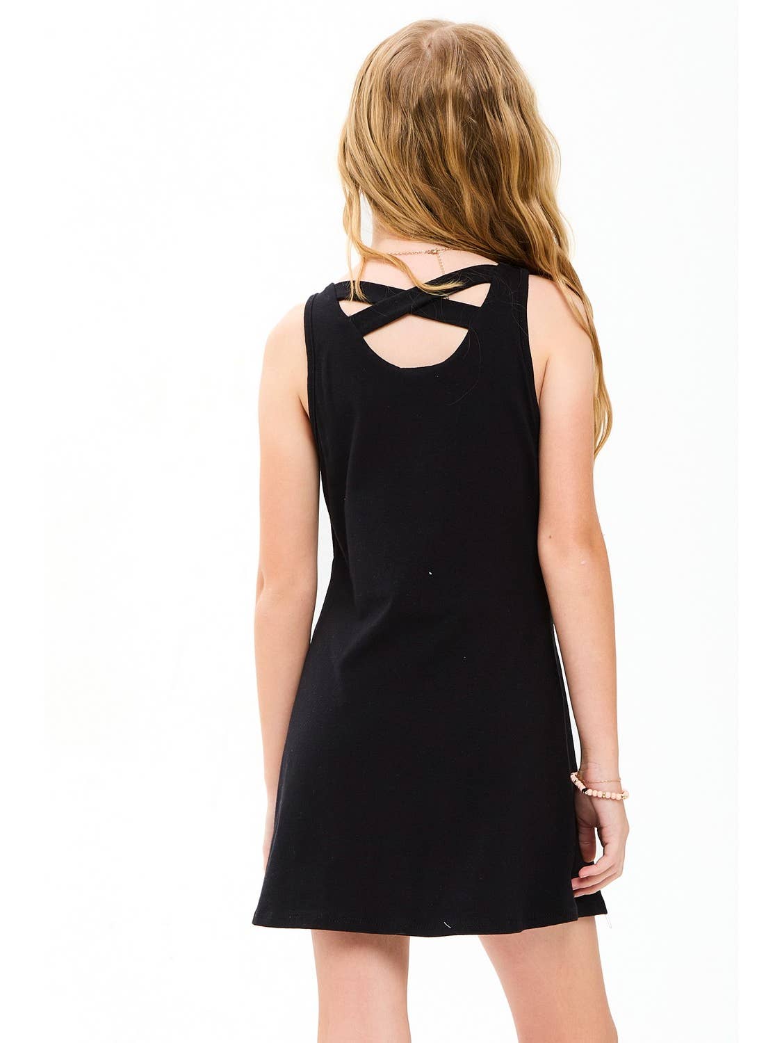 Cross Strap Mini Dress