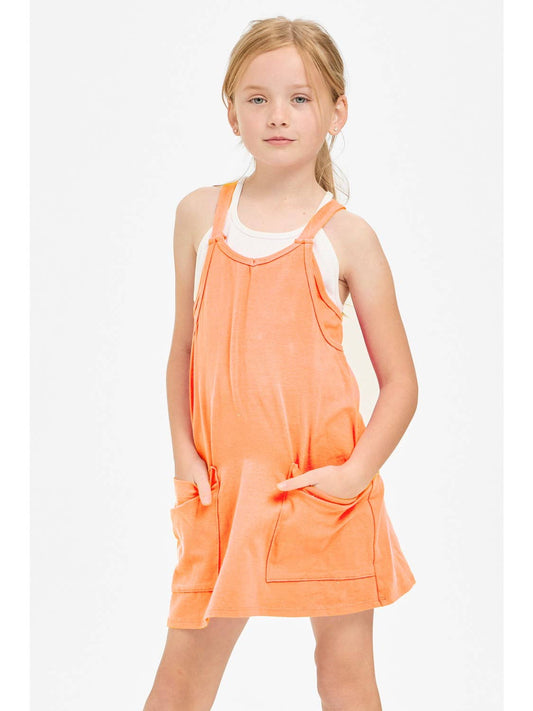 Orange Romper Dress