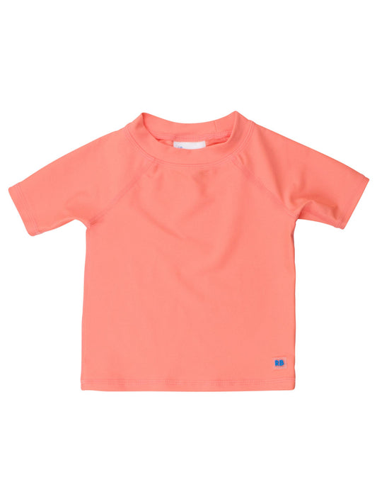 Boys Coral Short Sleeve Rash Guard