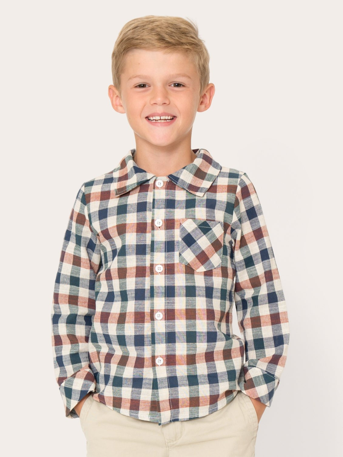 Fall Plaid Button Down