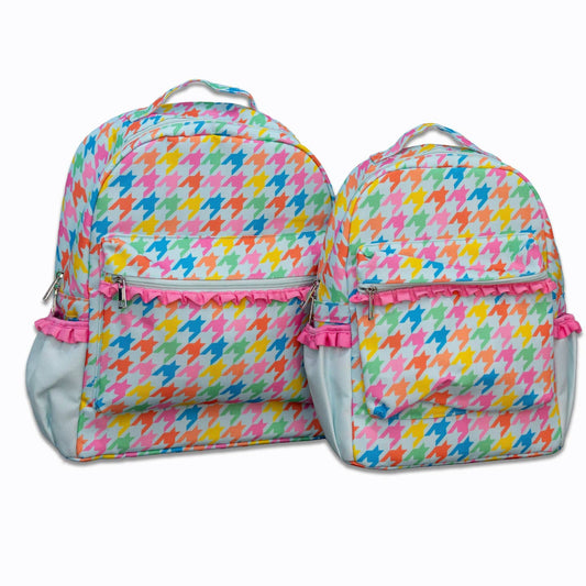 Houndstooth Rainbow Backpack