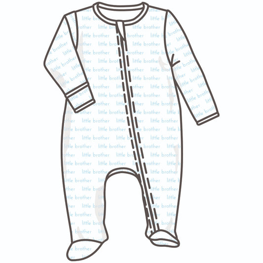 Little Brother Zip Footie