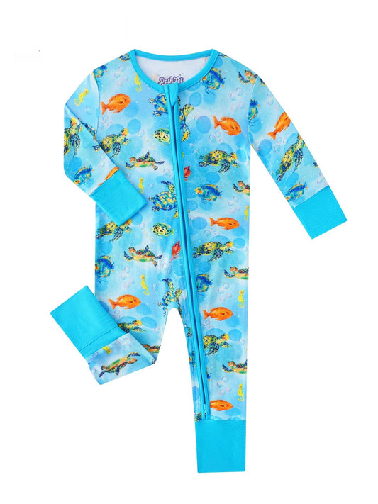 Sea Turtle Bamboo Zippy