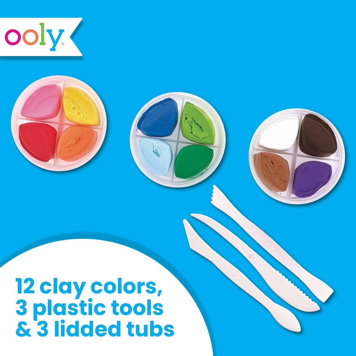 Creatibles 12pc Air Dry Clay Kit