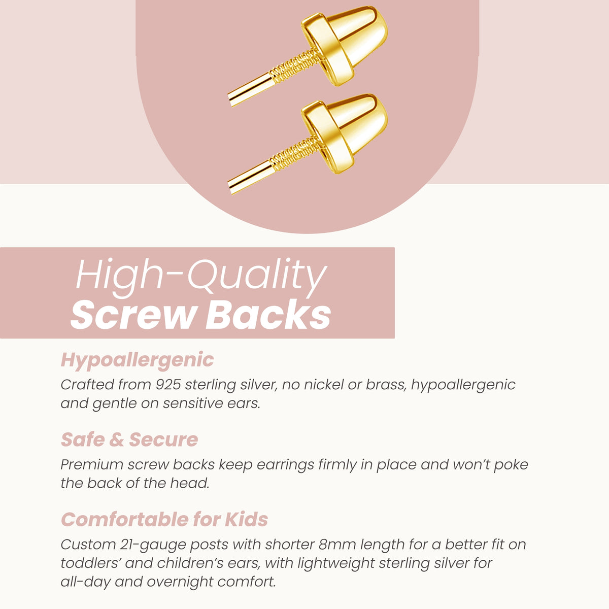 14K Gold CZ Earrings