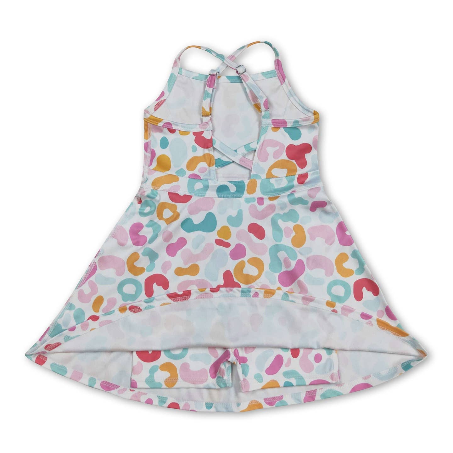 Rainbow Leopard Athletic Dress