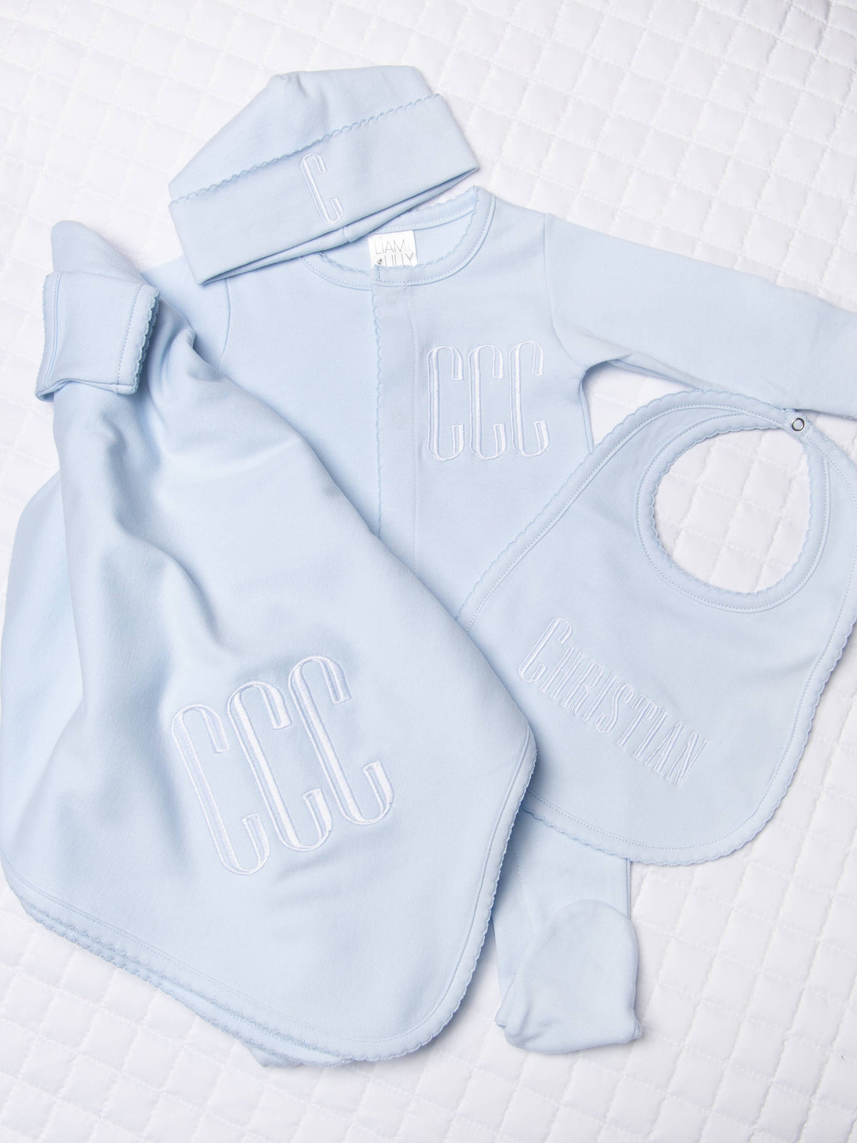 Essentials Solid Blue Footie