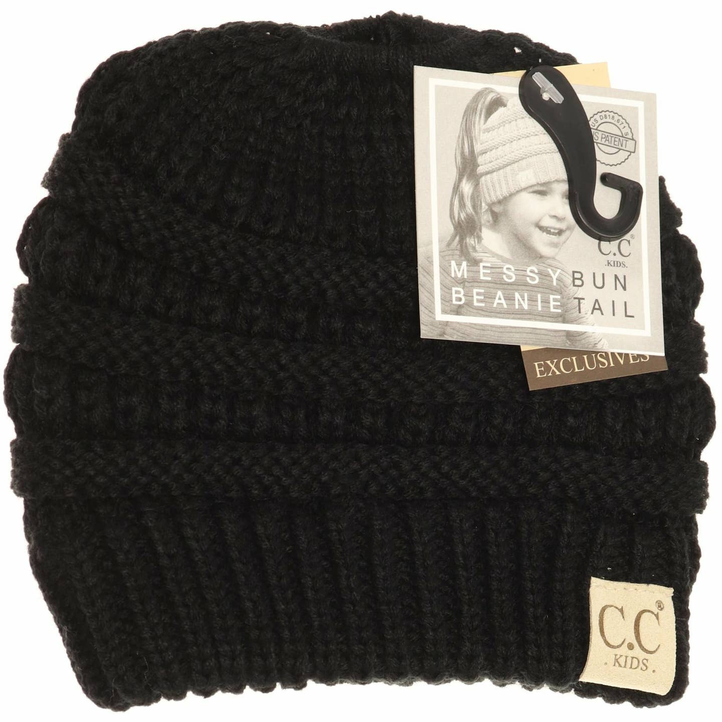 Kids Classic Ponytail Beanie
