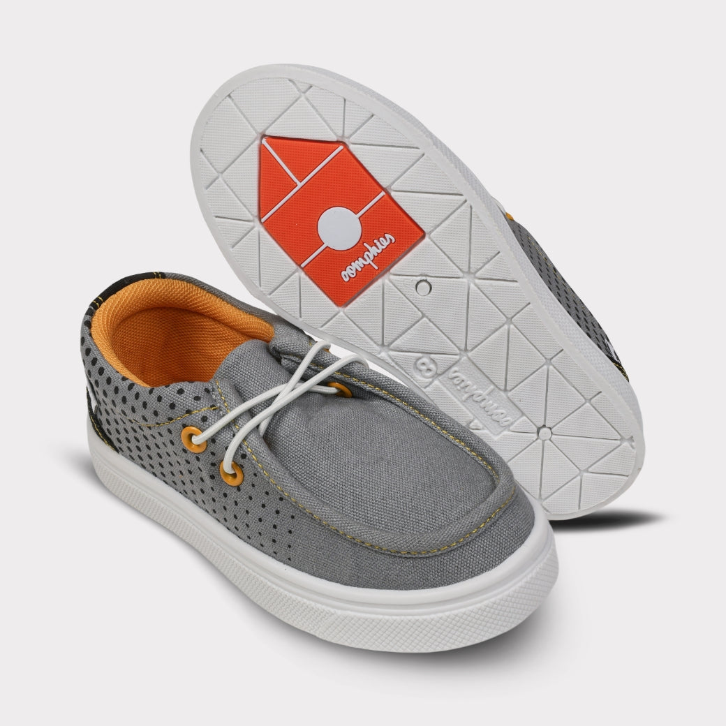 Parker Grey Slip On Shoes