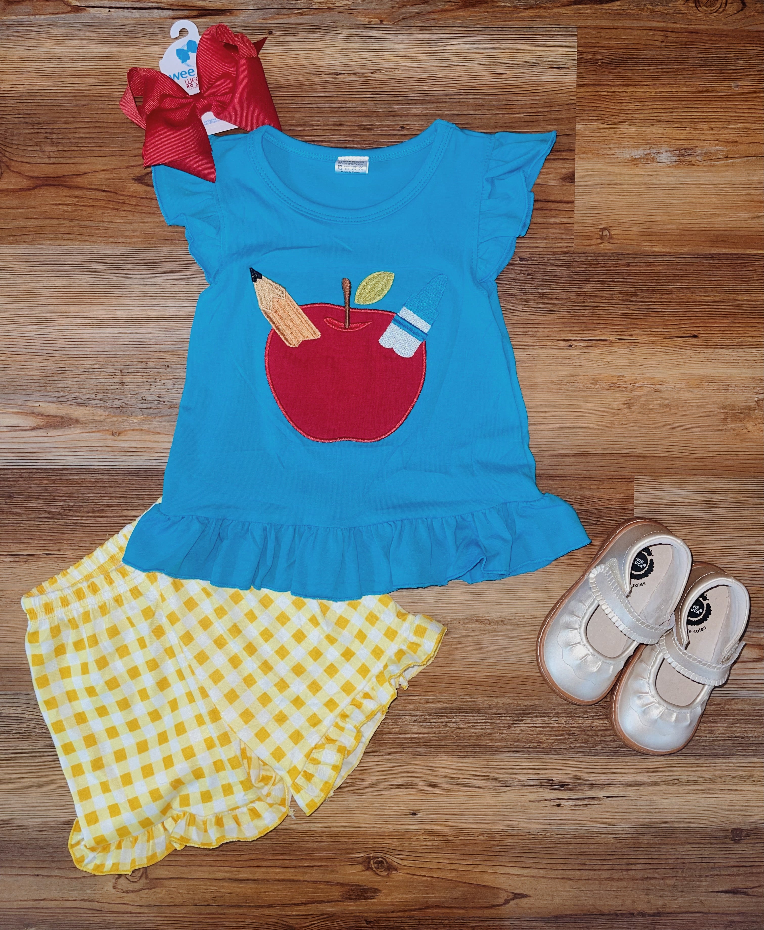 Girls Apple School Set