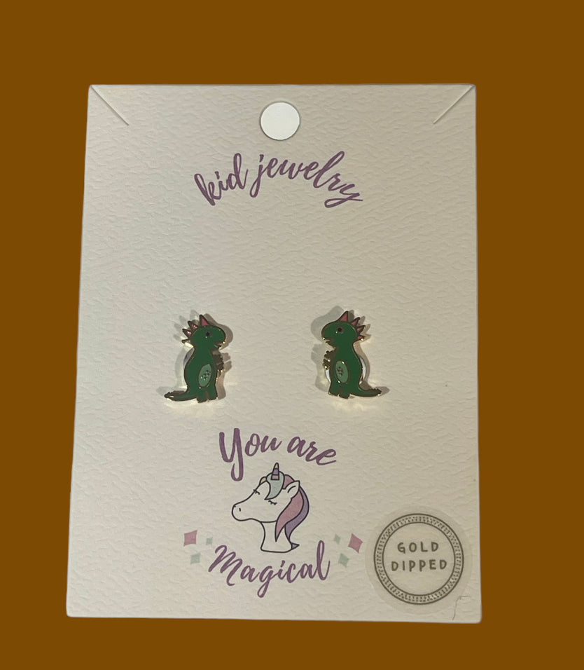 Dinosaur Earrings