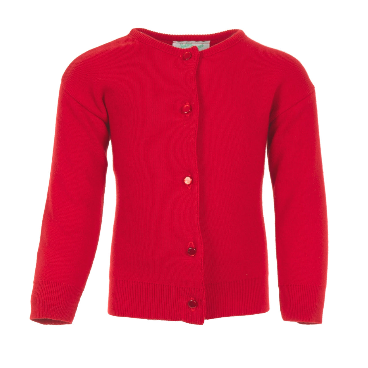 Girls Red Cardigan