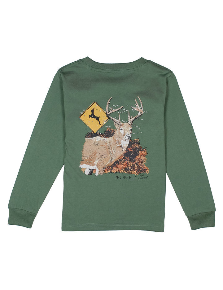 Deer Crossing LS T-Shirt