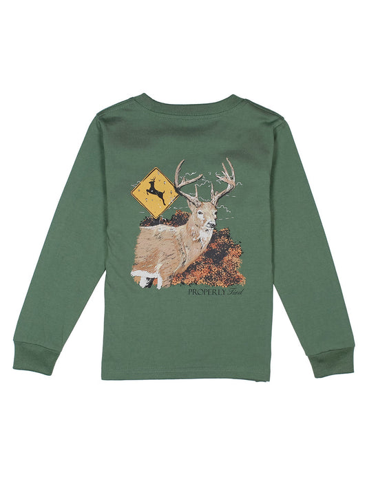 Deer Crossing LS T-Shirt