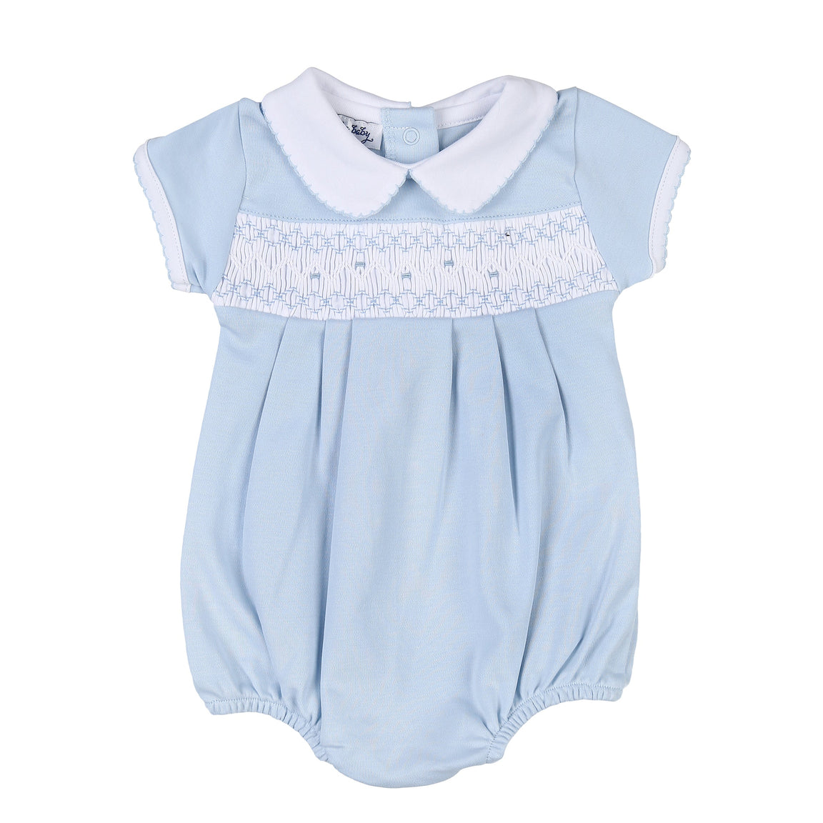 Sophie & Sam Smocked Collared Bubble