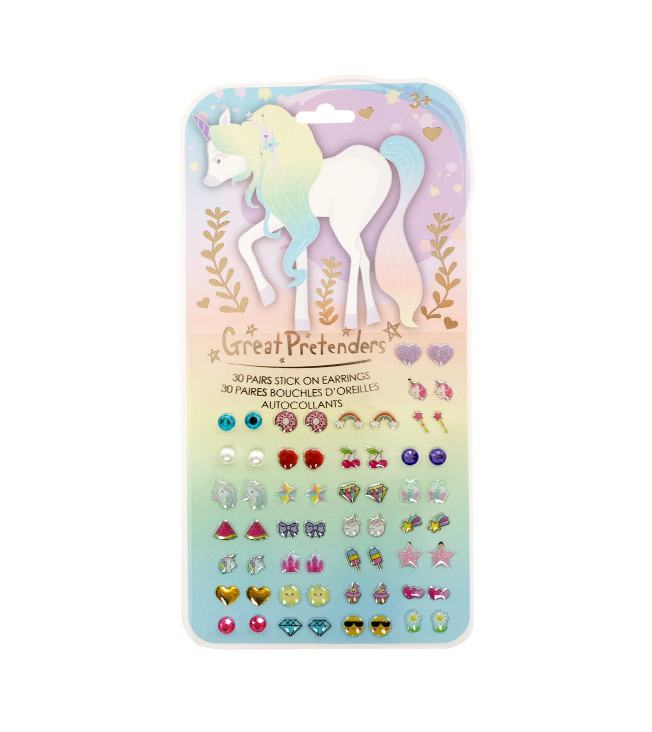Whimsical Unicorn Earring Stickers