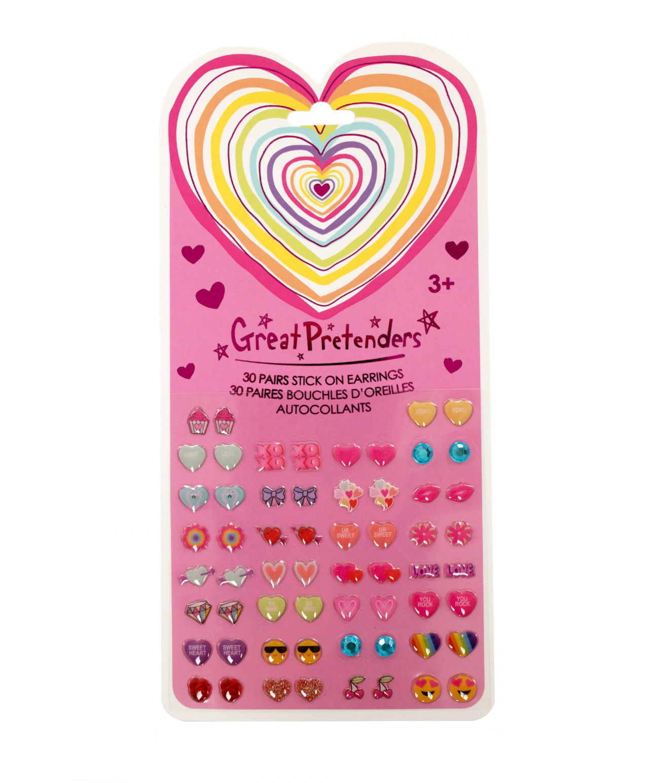 Heart Earring Stickers