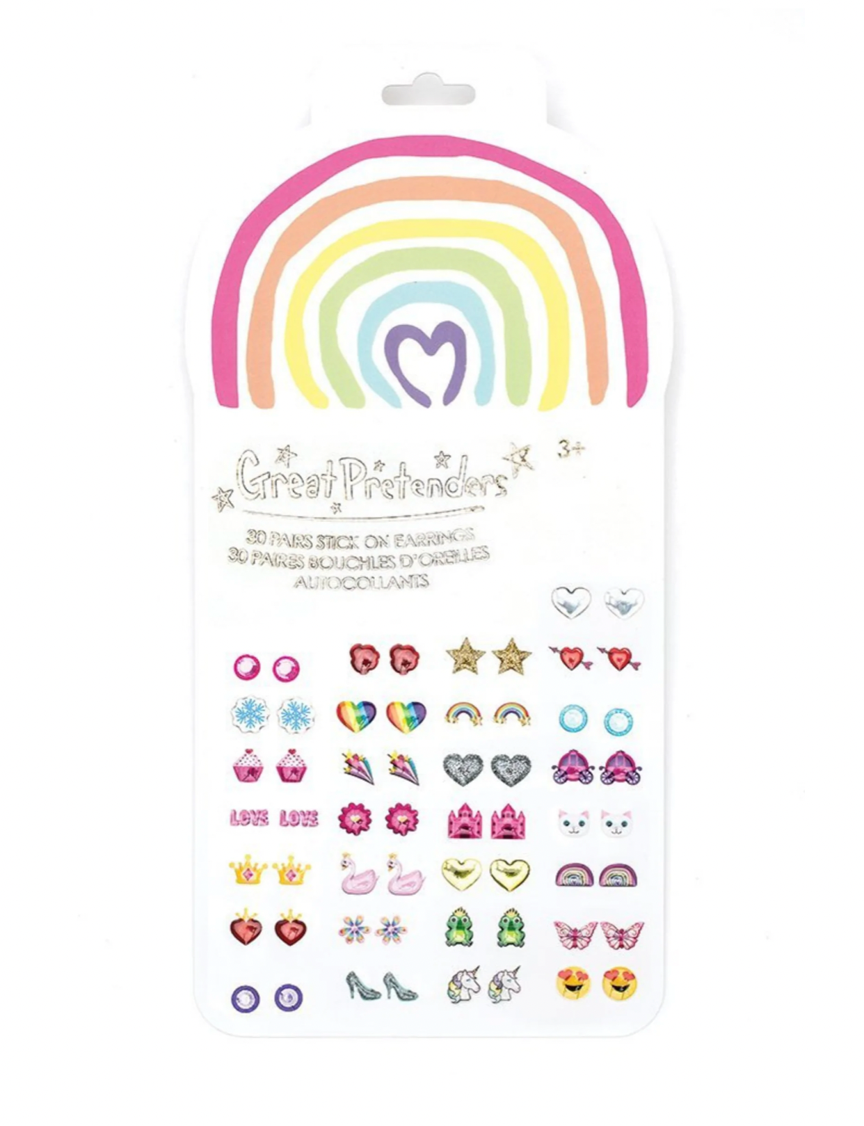 Rainbow Love Earring Stickers