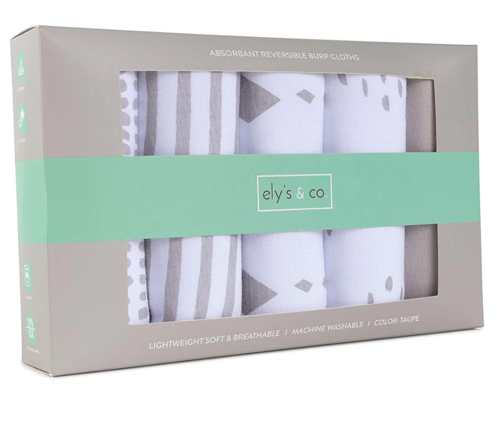 Reversible Burp Cloths