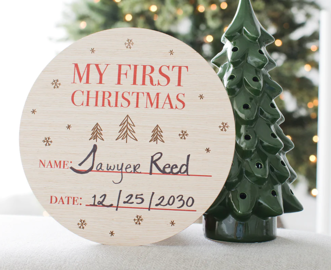 My 1st Christmas Sign