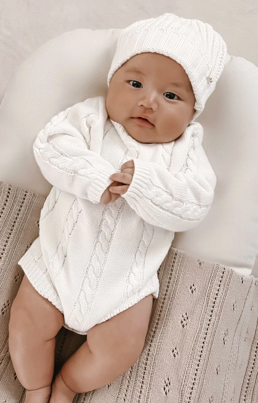 Cable Knit Romper