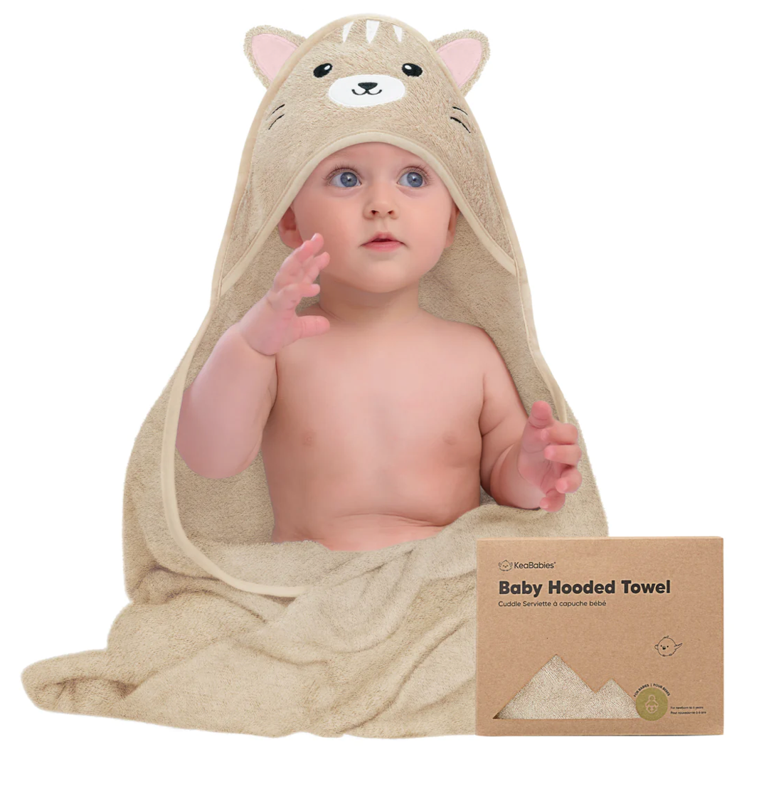 Cuddle Organic Bamboo Baby Hooded Towel